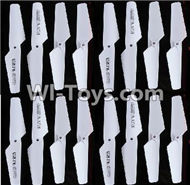 Lead Honor LH-X15 X15C X15WF Spare Parts-05 Propellers,Main blades(16pcs)-White,Lead Honor LH-X15 X15C X15DV X15WF RC Quadcopter Drone Spare Parts Accessories,LH-X15 Replacement parts